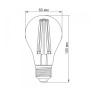 Зображення LED лампа TITANUM Filament A60 7W E27 4100K ИМ Light-Deco 2 