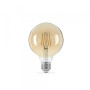 Зображення LED лампа TITANUM Filament G95 6W E27 2200K бронза ИМ Light-Deco 1 