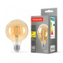 Зображення LED лампа TITANUM Filament G95 6W E27 2200K бронза ИМ Light-Deco 