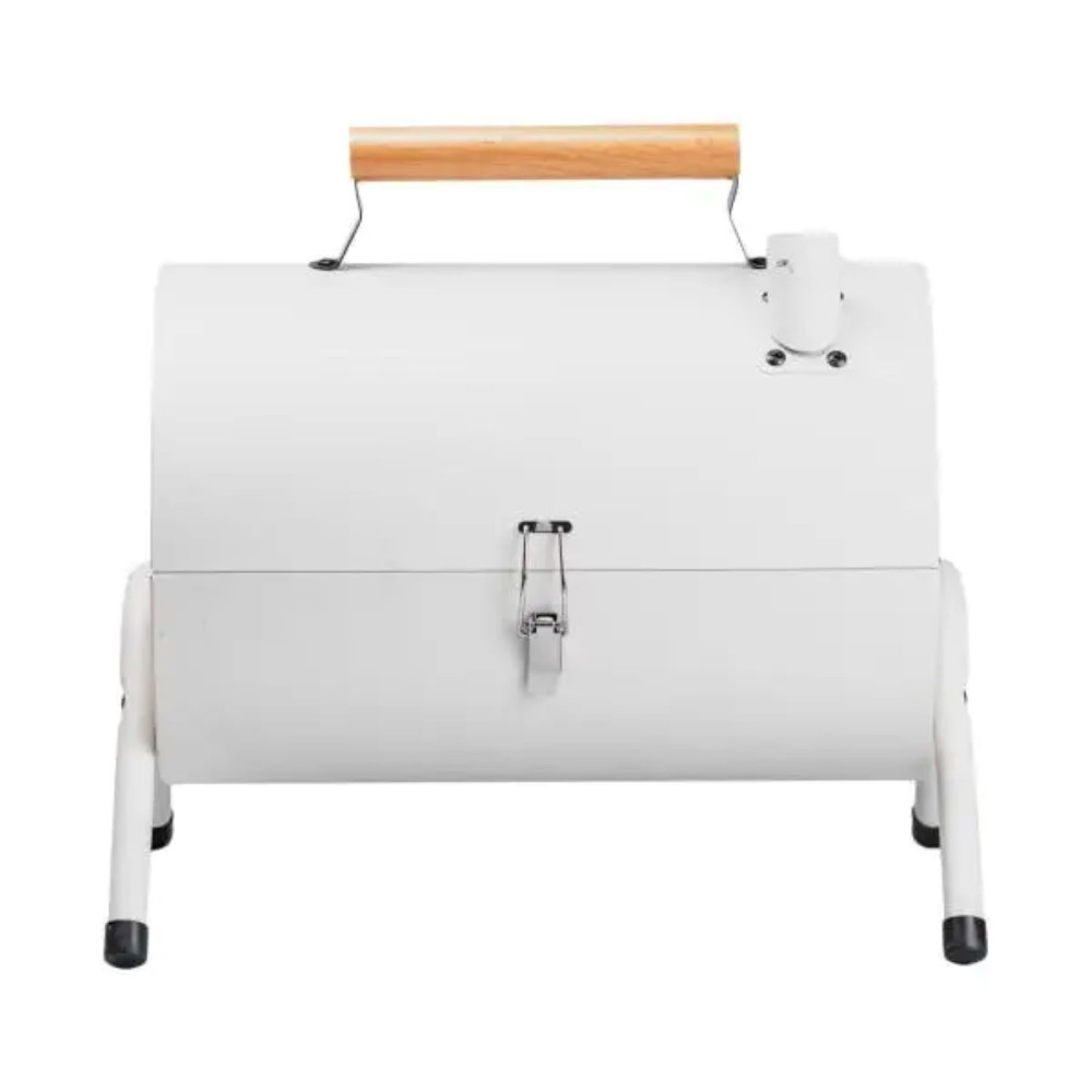 Изображение Мангал угольный двусторонний 38×28×40 см с решеткой белый HP452GBE ИМ Light-Deco 