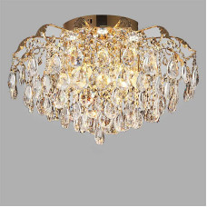 Люстра стельова кришталева Light House NM-15656/8+8 FGD D650 золото