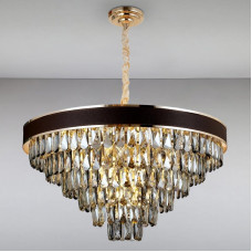 Люстра підвісна кришталева Light House LS-15239-16 (750) золото