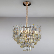 Люстра підвісна кришталева Light House LS-15240-8 (450) золото