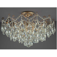 Люстра кришталева Light House SH-12533/6 FG золото на шість ламп