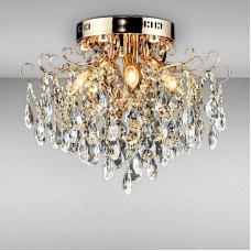 Люстра кришталева стельова Light House SRS-16221/5-520 золото Люстра кришталева стельова Light House SRS-16221/5-520 золото