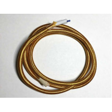 AMP кабель текстильний 2x0.75 gold AMP кабель текстильний 2x0.75 gold