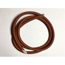 AMP кабель текстильний зигзаг 2x0.75 black+orange AMP кабель текстильний зигзаг 2x0.75 black+orange