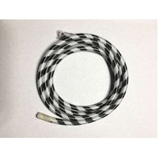AMP кабель текстильний зигзаг 2x0.75 black+white AMP кабель текстильний зигзаг 2x0.75 black+white