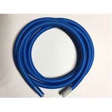 AMP кабель текстильний 2x0.75 blue AMP кабель текстильний 2x0.75 blue