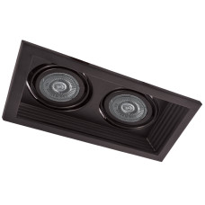 Світильник точковий вбудований регульований Feron DLT202 чорний