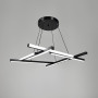 Зображення Чорна Led люстра із регульованим підвісним корпусом Ø 90 см ИМ Light-Deco 4 