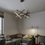 Зображення Чорна Led люстра із регульованим підвісним корпусом Ø 90 см ИМ Light-Deco 7 