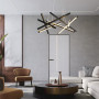 Изображение Чорна Led люстра із регульованим підвісним корпусом Ø 105 см ИМ Light-Deco 1 