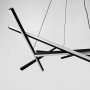 Изображение Чорна Led люстра із регульованим підвісним корпусом Ø 105 см ИМ Light-Deco 4 