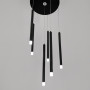 Зображення Каскадний світильник на 6 чорних підвісів ИМ Light-Deco 1 