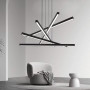 Зображення Чорна каскадна Led люстра Ø 101 см ИМ Light-Deco 8 
