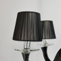 Зображення Класична люстра з чорною екошкірою на 6 ламп Ø65 см ИМ Light-Deco 2 