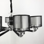 Зображення Плафонна люстра з елементами чорної екошкіри на 10 ламп ИМ Light-Deco 1 