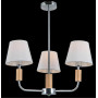 Изображение Люстра потолочная с абажуром Light House SRS-19956-3 CH хром, абажур белый ИМ Light-Deco 1 