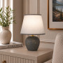 Изображение Настольная лампа с абажуром Light House SRS-20901 черная, абажур белый ИМ Light-Deco 