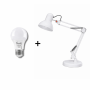 Зображення Настільна лампа VALESO SM-800A, метал + пластик, білий, E27, 60W ИМ Light-Deco 1 