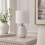 Зображення Настільна лампа з абажуром Light House SRS-20575 сіра ИМ Light-Deco 1 