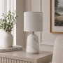 Зображення Настільна лампа з абажуром Light House SRS-20576 сіра ИМ Light-Deco 1 