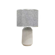 Настільна лампа з абажуром Light House SRS-20569 GREY сірий