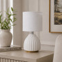 Зображення Настільна лампа з абажуром Light House SRS-20578 біла ИМ Light-Deco 1 