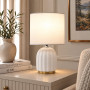 Изображение Настольная лампа с абажуром Light House SRS-20906 белая ИМ Light-Deco 