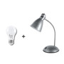 Зображення Настільна лампа VALESO SM-1808, метал + пластик, срібний, E27, 40W ИМ Light-Deco 