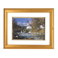 Ключница секционная дом у реки без крючков 32х26x5см