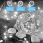 Изображение Гирлянда светодиодная конский хвост GarlandoPro 200LED Роса 2м 10 линий Белый 1733011W ИМ Light-Deco 2 