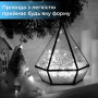 Изображение Гирлянда светодиодная конский хвост GarlandoPro 200LED Роса 2м 10 линий Белый 1733011W ИМ Light-Deco 3 