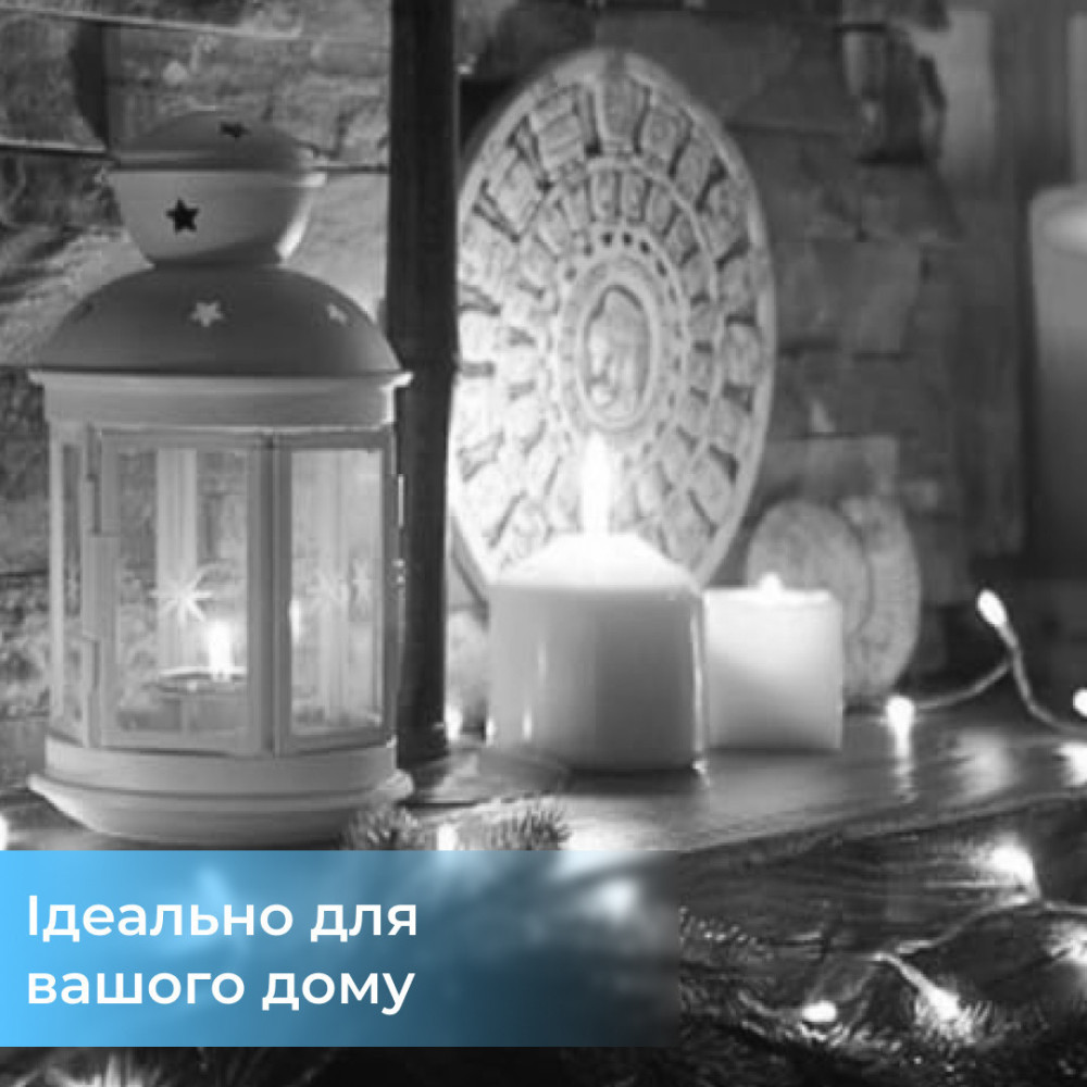 Изображение Гирлянда светодиодная конский хвост GarlandoPro 200LED Роса 2м 10 линий Белый 1733011W ИМ Light-Deco 4 