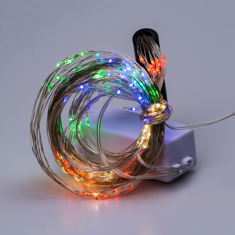 Изображение Гирлянда пучок светодиодная 200 LED 10 нитей роса динамическая феерия новогодняя декор 220В мультиколор Мультиколор ИМ Light-Deco 4 