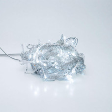 Новогодняя гирлянда штора 2х2 м 80 LED комнатная белый провод Белый ZWM2280LEDW