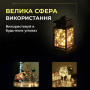 Изображение Светодиодная гирлянда Роса 3 метра на батарейках 30 led нить на белом проводе желтая 30L3MWY ИМ Light-Deco 1 
