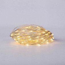 Новогодняя гирлянда штора 2х2 м 80 LED комнатная белый провод Жёлтый ZWM2280LEDY