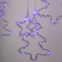 Изображение Гирлянда штора светодиодная занавес звездочки елочки 120 LED динамическая 10 фигур на окно новогодняя 220В синяя Синяя ИМ Light-Deco 4 