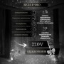 Изображение Гирлянда водопад светодиодная 270 LED динамическая занавес 220В 10 нитей сетевая для окна квартиры декор 3×3 белый Белая ИМ Light-Deco 1 