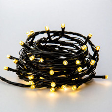 Новогодняя гирлянда штора 3х2 м 144 LED комнатная белый провод Жёлтый ZWM32144LEDY