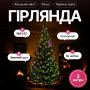 Изображение Гирлянда Конский хвост Мишура 960 LED 16 нитей 3 м зеленая, мультиколор GarlandoPro D960L3MGML ИМ Light-Deco 