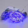Изображение Гирлянда штора светодиодная GarlandoPro Роса 200LED 3х2м 10 линий 8 режимов гирлянда капля росы Синий 173302BL ИМ Light-Deco 1 