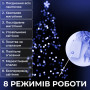 Изображение Гирлянда нить 10м светодиодная черный провод 8 режимов работы Синий M200LEDBL ИМ Light-Deco 3 