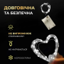 Изображение Гирлянда роса 10 метров капля на батарейках на 100 led белый провод белая 100L10MWW ИМ Light-Deco 4 