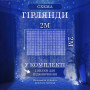 Изображение Гирлянда штора 2х2 м 240 LED светодиодная медный провод 8 нитей Синий ZWM2240LEDBL ИМ Light-Deco 3 