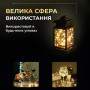Изображение Светодиодная гирлянда Роса 5 метров на батарейках 50 led нить на зеленом проводе желтая 50L5MGY ИМ Light-Deco 3 
