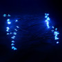 Изображение Гирлянда Конский хвост Мишура 1200 LED 20 нитей 2 м зеленая, синий GarlandoPro D1200L2MGBL ИМ Light-Deco 5 
