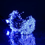 Изображение Гирлянда Конский хвост Мишура 1200 LED 20 нитей 2 м зеленая, синий GarlandoPro D1200L2MGBL ИМ Light-Deco 8 